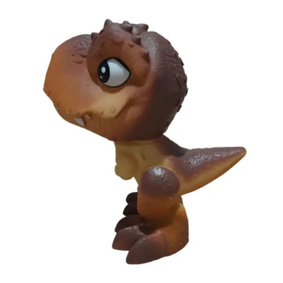 Mini Dino T-rex Marrom Na Casinha Jurassic Word - Pupee Mini Dino T-rex Marrom Na Casinha Jurassic Word - Pupee